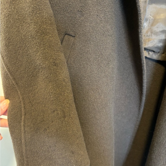 SOLD Vintage YSL wrap wool coat - Picture 5 of 7